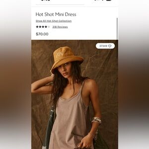 FP Movement by Free People Tan Mini Dress